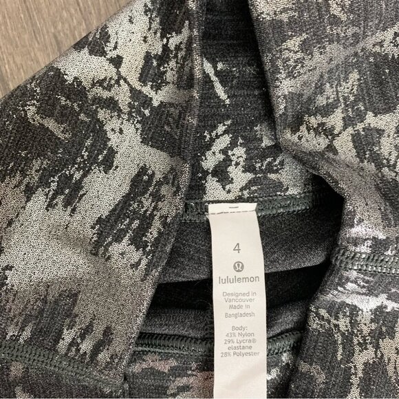 Lululemon Wunder Under Hi Rise Tight *Brindle Foil 28" Crinkle Heather Brindle - Picture 10 of 14